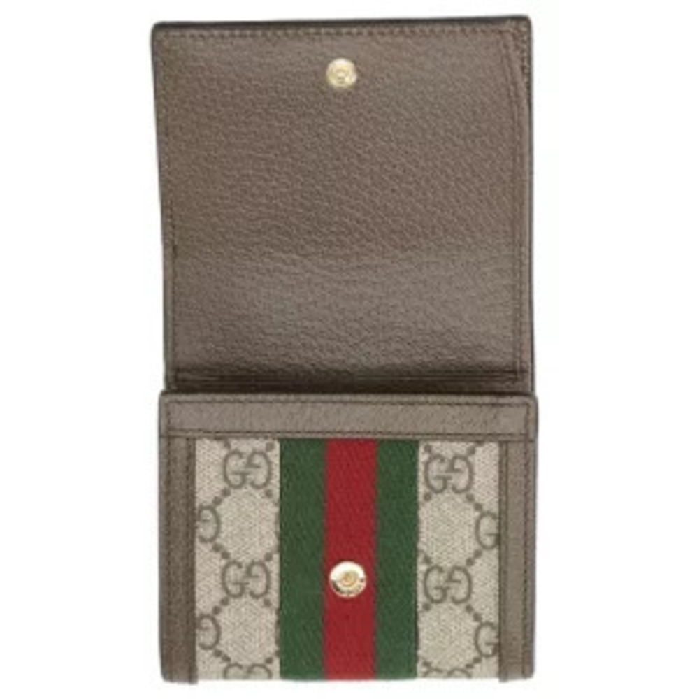 Gucci Ophidia Bi fold Wallet Beige - Picture 2 of 5